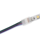 4\" Solderless Clamp-On Pigtail Adaptor - 12mm RGBW LED Strip Lights