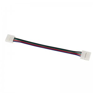 6" Interconnect Jumper for 10mm RGB LED Strip Lights - STN10-4HCHC-15