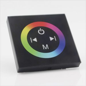 Touch Screen Dimmer Wheel Controller for Analog RGB LED Strip Lights