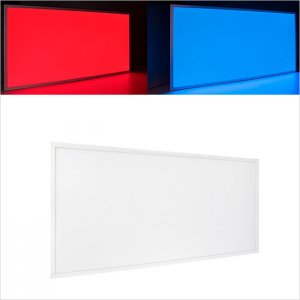 RGB LED Light Panel - 50W Dimmable Light Fixture - 24 VDC - 595 x 1195mm - 10 Pack