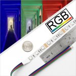 5m RGB LED Strip Light - Color-Changing LED Tape Light - 12V/24V - IP20