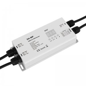 4 Channel 5A Constant Voltage Waterproof IP67 DMX512 & RDM Decoder - 12~36VDC - SBL-D4-WP