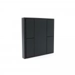 Sunricher DALI 4-Key Push Button Wall Panel Black (BUS Powered)