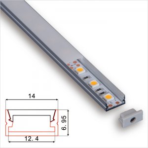 C046 Series 14x7mm LED Strip Channel - Home Lighting LED Aluminum Profile