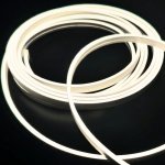 16.4ft (5m) Mini 4x10mm Natural White Neon Flex 4000K 24V 180LEDs/m IP65 Waterproof