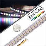 1m SK6812 SPI Digital RGBW Dynamic Color LED Strip Light - 144 LEDs/m - Addressable Color-Chasing LED Tape Light - 5V - IP20