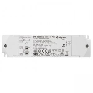 1 Channel 15W NFC Constant Current ZigBee Single Color LED Dimmable Driver SRP-ZG9105N-15CC100-700
