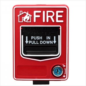 Fire Button Fire Alarm Call Point Fire Switch With Key Set - 9~28V