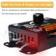 ​RGB ZONE LED Dimmer, Frequency Adjustable, DC 5V/12V/24V 30A PWM Dimming Controller, Single Channel for 5050 3538 5630 Single Color Light Ribbon, Metal Shell LED Dimmer-No Light Flicker