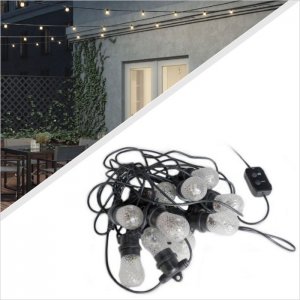 Outdoor/Indoor BLE-S14 Globe RGB String Light Sets - Bluetooth Smartphone App Controlled