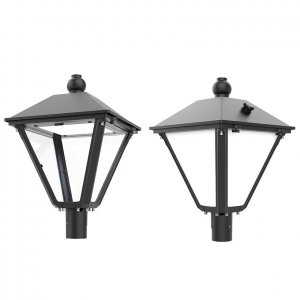 30W Villa Retro LED Post Top Lights - Outdoor pathway Landscape Pole Lighting - 4,650 Lumens - 4000K / 5000K / 6000K
