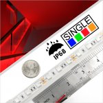 5m Single Color LED Strip Light/Tape Light - 12V/24V - Waterproof IP68