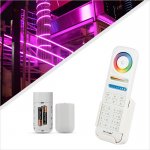 MiLight LED 8-Zone RGB+CCT/RGB+Tunable White RF Remote - Color-Changing/Tunable White