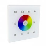 Sunricher RF 1 Zone RGBW Wall Panel White (Mains Voltage)