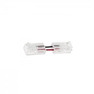 Solderless Clamp-On Up / Down ‘L’ Wire Connector - 8mm Single Color LED Strip Lights