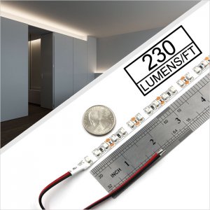 3528 White LED Strip Light/Tape Light - 12V/24V - IP20 - 230 Lumens/ft