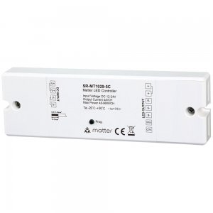 Matter Over Thread RGBCCT LED Controller SR-MT1029-5C