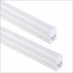 24in (2ft) LED T5 Integrated Light Fixtures - 9W Linkable Linear LED Task Lights - 1,035 lm/ft - 3000K/4000K/6000K
