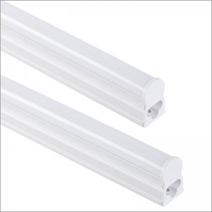 12in (1ft) LED T5 Integrated Light Fixtures - 5W Linkable Linear LED Task Lights - 575 lm/ft - 3000K/4000K/6000K