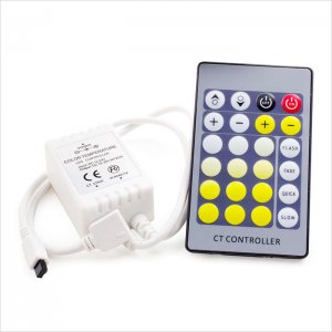 Tunable White LED Controller w/ Wireless RF Remote - 3 Amps/Channel