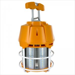 60W LED Temporary High Bay - Linkable LED Area Work Light Fixture - 250W Equivalent - 7200 Lumens