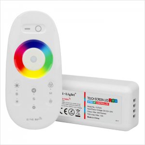MiLight WiFi Smart RGB LED Controller with Touch Remote - 6 Amps/Channel
