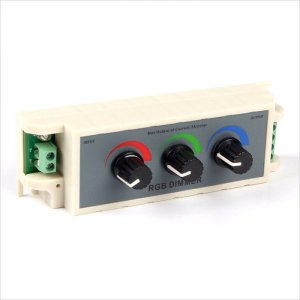 Three Color Knob RGB LED Dimmer Controller - 9A