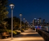 60W Villa Retro LED Post Top Lights - Outdoor pathway Landscape Pole Lighting - 9,000 Lumens - 4000K / 5000K / 6000K