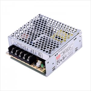 Mean Well LED Switching Power Supply - RS Series 50W Enclosed LED Power Supply - 12V DC
