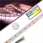 5m RGB+CCT High Density LED Strip Light - Color-Changing LED Tape Light - 24V - IP20