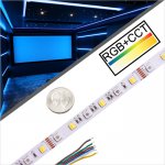 5m RGB+CCT LED Strip Light - Color-Changing LED Tape Light - 12V/24V - IP20