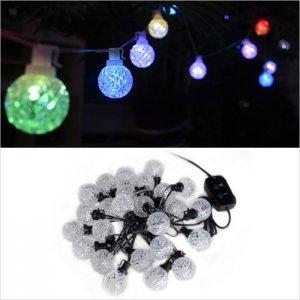 Outdoor/Indoor BLE-G40 Globe RGB String Light Sets - Bluetooth Smartphone App Controlled