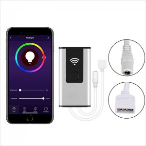 Wi-Fi RGB LED Controller - Alexa/Google Assistant/Smartphone Compatible - 5 Amps/Channel