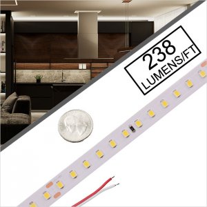 30m Ultra Length White Flexible LED Strip Light/Tape Light - Constant Voltage 48V - IP20
