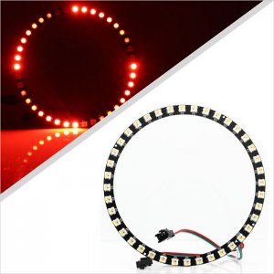 NeoPixel Ring 40 LEDs - Smart 5050 RGBW LED w/ Integrated Drivers - Natural White - ~4500K