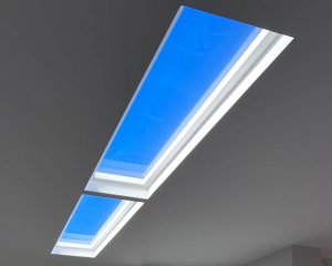 Artificial Skylight Smart Blue Sky LED Panel Sunshine Light Ceiling Lamps - 1'x6' Surface Mount Light Panel - Dimmable