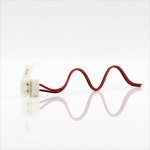 Solderless Clamp On Pigtail Adapter for 8mm Single Color LED Strip Lights - 6"