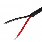 Black Jacketed 14 Gauge Wire - Two Conductor Power Wire