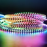 10m Super Long 5mm Slimline Addressable RGB Strip Light - Color-Chasing LED - 24V - IP20
