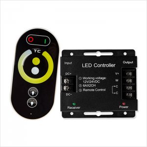 Tunable White LED Controller - Touch RF Controller for Dynamic Tunable White Strip Light
