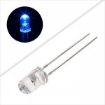 5mm Super Bright Blue LED - 470 nm - T1 3/4 LED w/ 15 Degree Viewing Angle