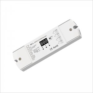 4 Channel LED DMX512 Decoder - 5A/CH - 12-24V - Digital Display - 60-120W