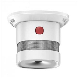 Mini Size Photoelectric Smoke Alarm 10 Year Smoke Detector For Fire & Safety