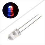 5mm Blinking Red/Blue LED - T1 3/4 LED w/ 20 Degree Viewing Angle
