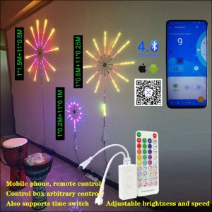 Wedding Christmas Fireworks Ambient Dream Color LED Strip Light Kits - Bluetooth Smartphone App Controlled