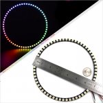 NeoPixel Ring 60 LEDs - Smart 5050 RGBW LED w/ Integrated Drivers - Warm White - ~3500K