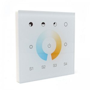 Sunricher ZIGBEE Dual Colour (CCT) 1 Group 4 Scene Wall Panel White (Mains voltage)