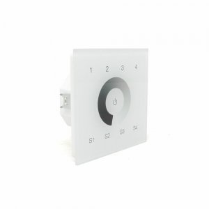 Sunricher DALI DT6 Single Colour Four Scenes Four Addresses DALI Wall Panel White (Mains Voltage)