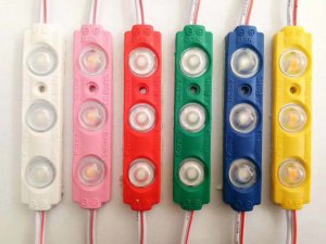 Single Color Injection LED Modules String - Linear Constant Current Module w/ 3 SMD LEDs - 20PCS/Pack