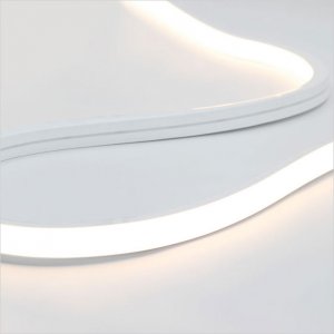 16.4ft (5m) White LED Neon Flex - Top Bend SA1616 Series Neon Strip Light - 24V - IP67 - 302 lm/ft